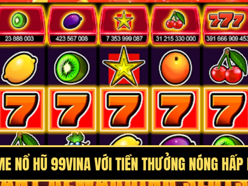 Game Nổ hũ cổ điển với biểu tượng trái cây